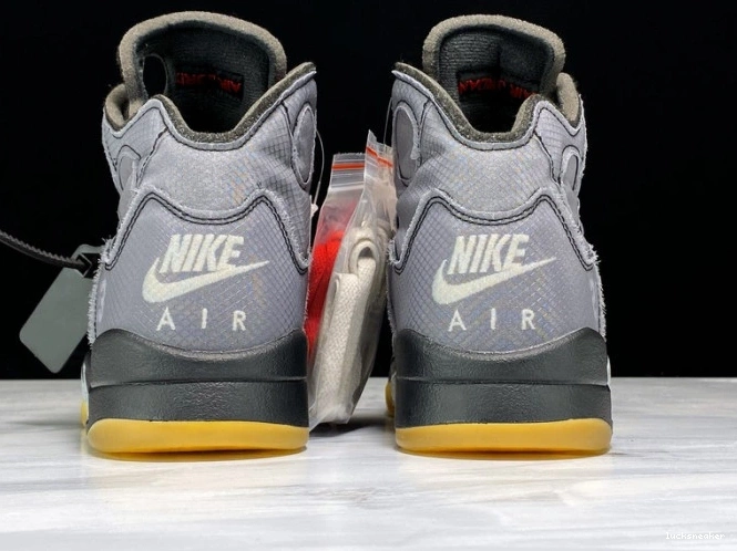 Cheap LUCY CT8480-001 Jordan 5 Air Off-White Black x 0825
